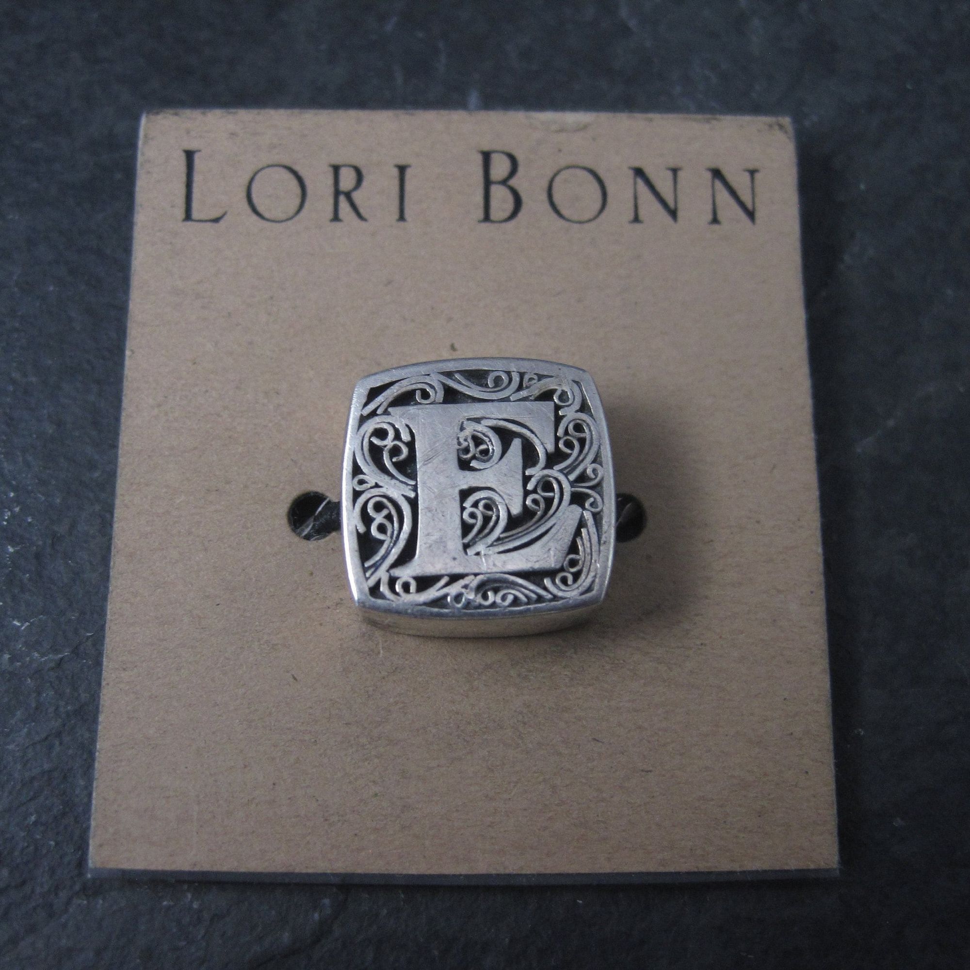 Initial E Slide Charm Nos Lori Bonn Sterling Silver Love Letter 29$